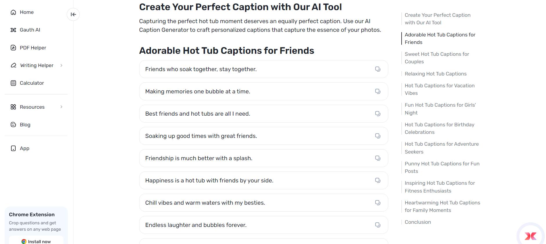 Fun Hot Tub Captions to Make Your Friends Laugh